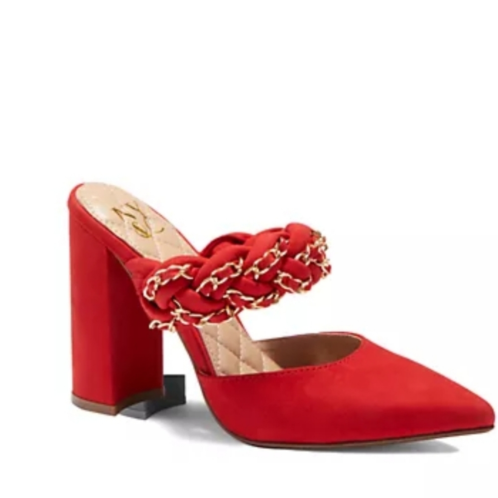 Cute Red Mules